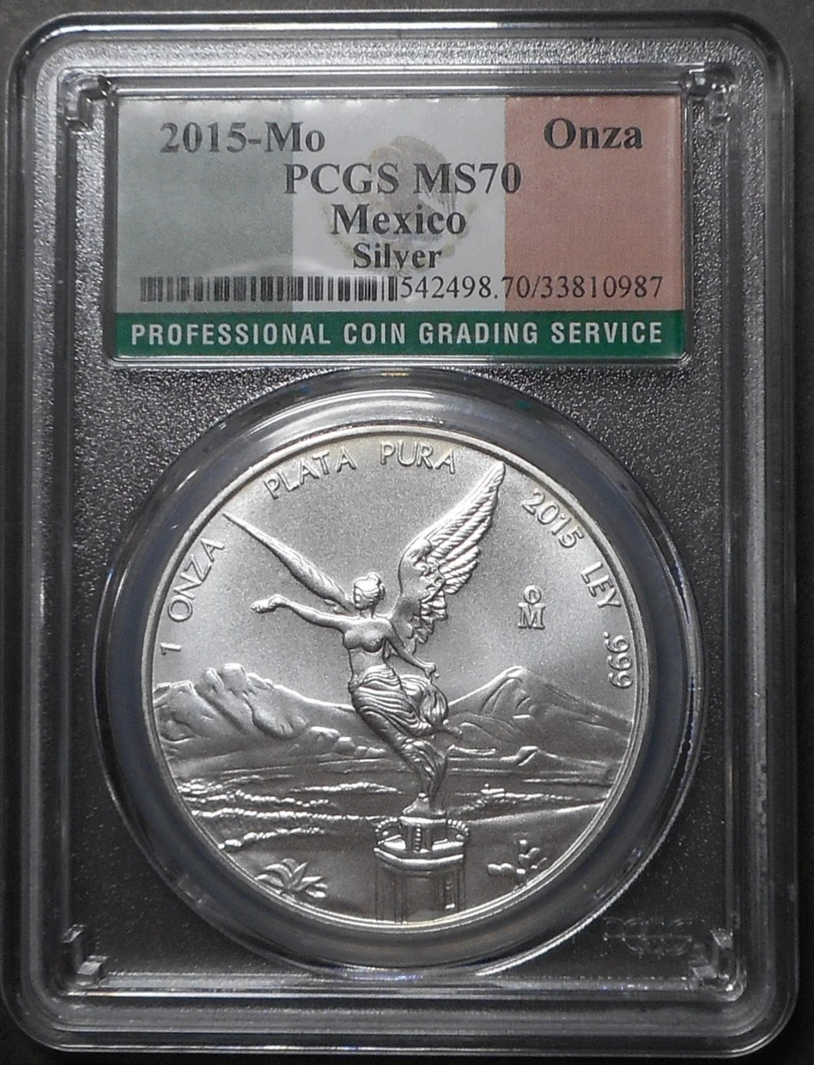 Mexican Libertad PCGS Grade MS 70 Silver Bullion Coins for sale | eBay