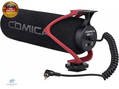 COMICA CVM-V30 LITE Super-Kardioid Kamera Mikrofon, 3.5mm Richtmikrofon für