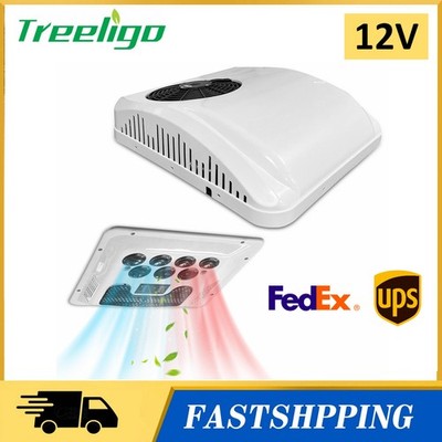 12V Treeligo Heater&Cool Compact Air Conditioner Rooftop Electric AC Unit