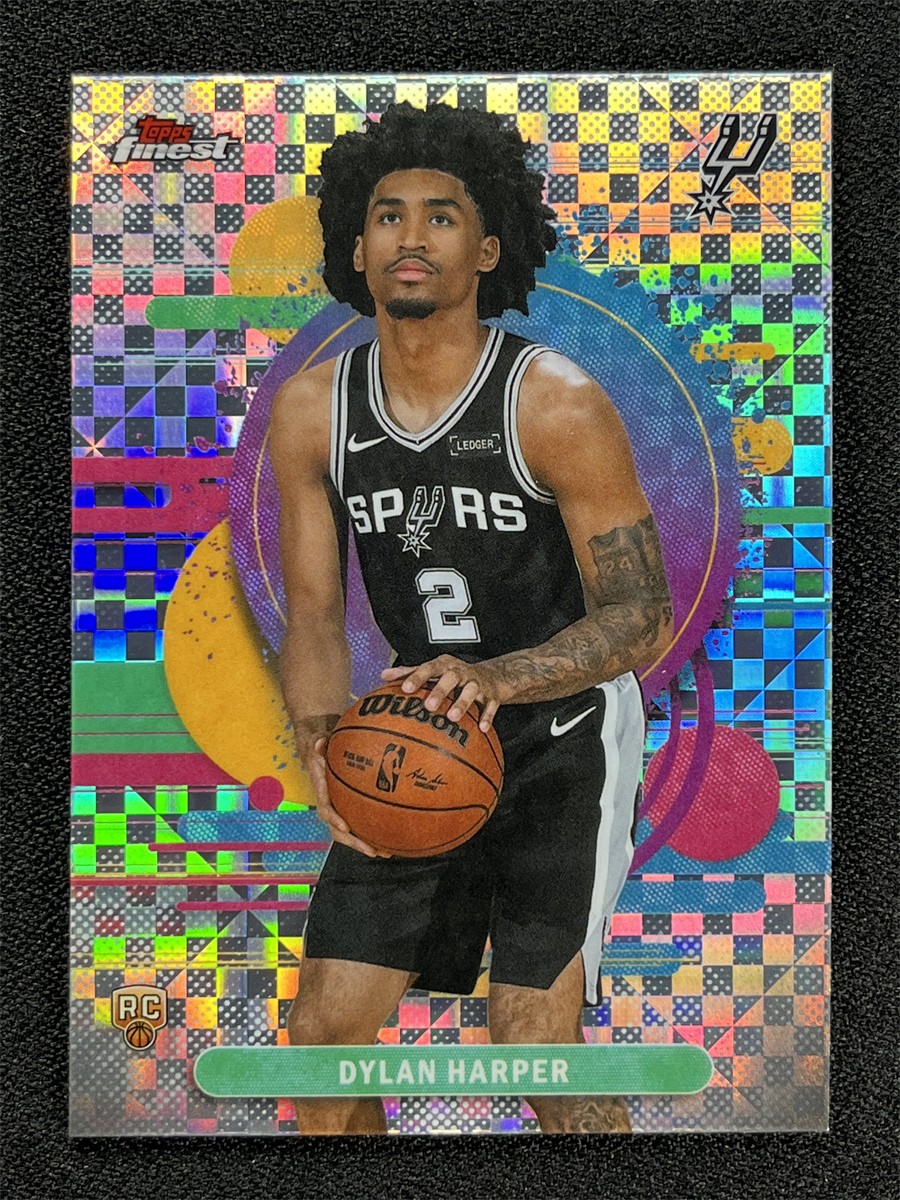 2025-26 Topps Finest Dylan Harper #102 Uncommon Rookie RC X-Fractor Refractor