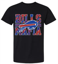 Bills Mafia Men's T-Shirt Style Black Small to 3X-Large
