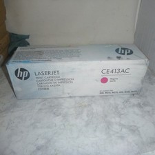 Genuine HP CE413AC Magenta toner cartridge/ Brand New OPEN BOX