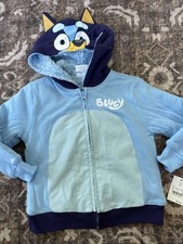 Toddler Bluey Zip Hoodie Sweatshirt 3T