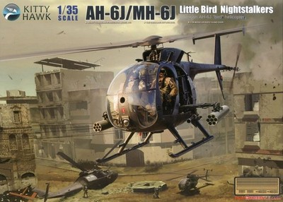 Kitty Hawk 50003 1/35 Scale AH-6J/MH-6J `Nightstalkers` Model Kit NO FIGURE