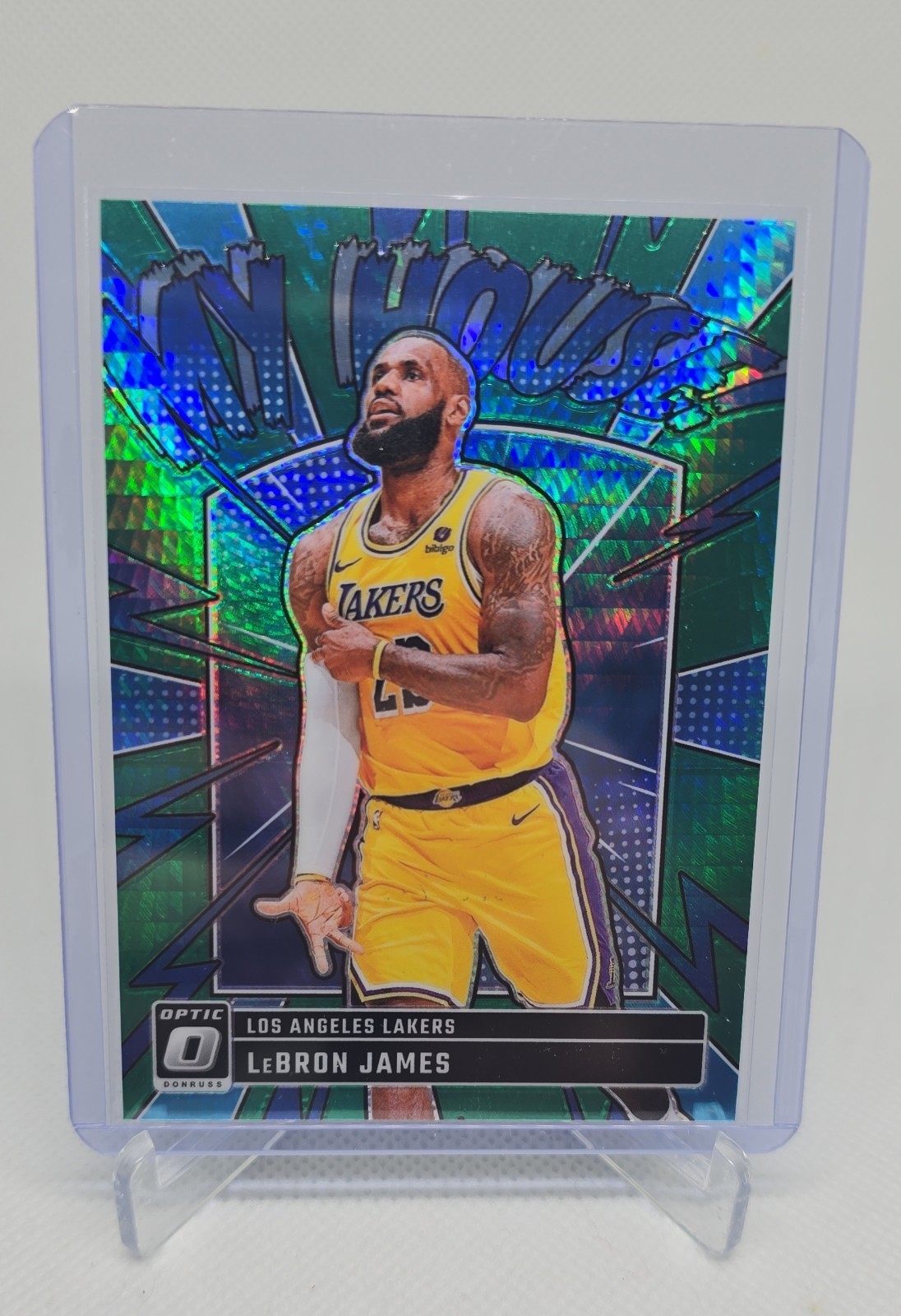 2024-25 Panini Donruss Optic - My House LeBron James #3 Green Hyper Prizm /249