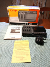 Vintage Fostex Multitracker Model X-12, Cassette recorder W/ Box, Instructions