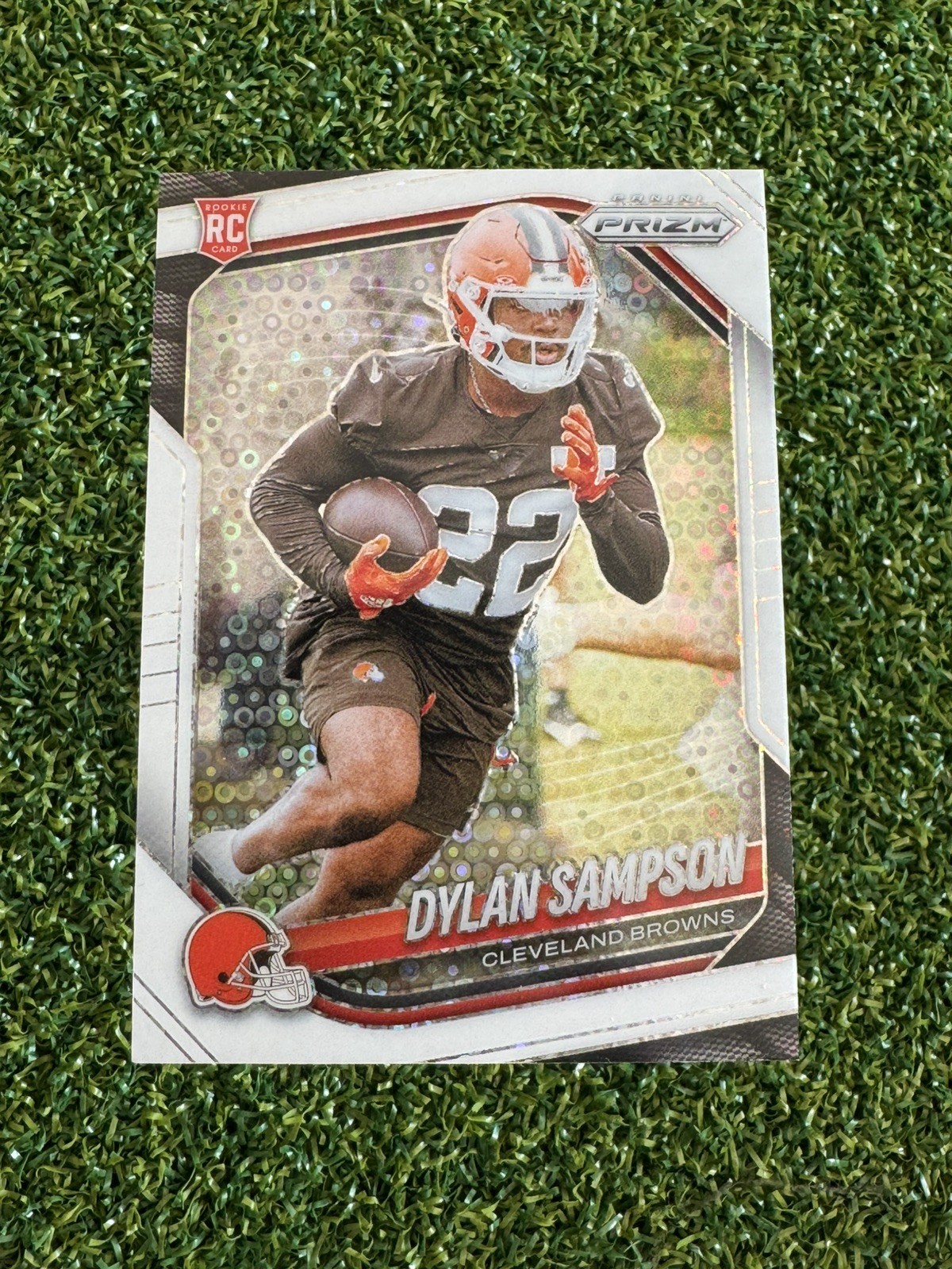 2025 Panini Prizm #365 Dylan Sampson White Disco