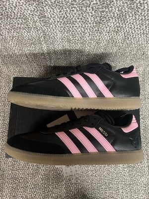 Adidas Samba Lionel Messi New Sneakers indoor Soccer Mens 8.5 Black Pink JP7845