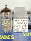 New ListingMullard Ecc83 12Ax7 Goal Post 1958 Code: f91 B8B Tested Good Balanced Tube