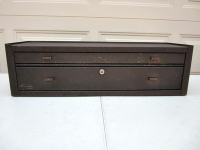 Vintage Kennedy 2 Drawer Middle Tool Box Mid Intermediate Chest