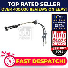 Gear Change Cable fits CITROEN DISPATCH U6U 2.0D 01 to 06 2444AY Febi Quality