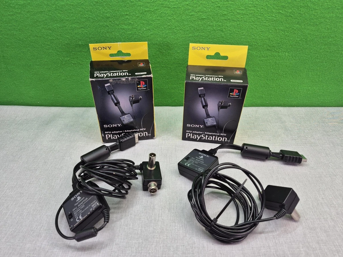 Adaptador Sony RFU - Adaptador RFU PS1 Sony Playstation1 TV cable PS1 con embalaje original