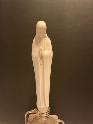 Lenwhile China Madonna Ardalt Verithin 1970 s Japan Bisc Unglazed Candle Style