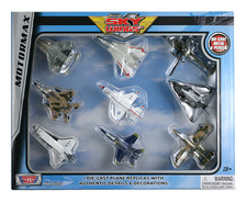 InAir Diecast Modern Planes 9 Piece set Motormax Sky Wings diecast Jet