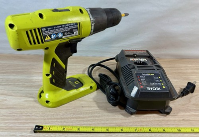 #ad Ryobi 3 8quot; P209 18v 18 Volt Drill amp; Charger Tested amp; Working G $24.99