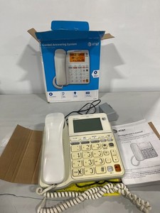 AT&T CL4940 Single Line Corded Phone - White-USED
