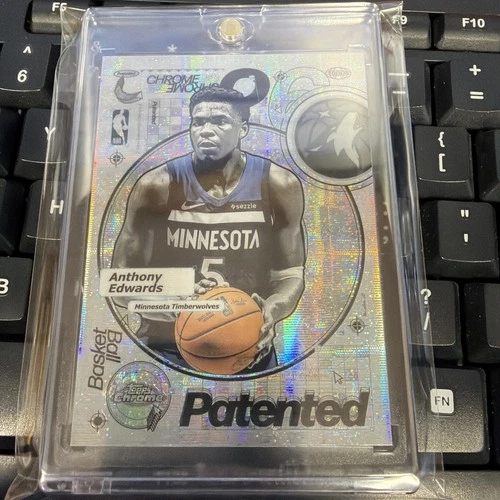 Anthony Edwards 2025-26 Topps Chrome Patented Case Hit SSP #PD-15
