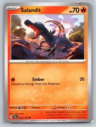 Salandit 023/142 Scarlet & Violet - Stellar Crown Common
