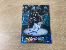 2025 Panini Luminance Football Kobe Hudson Blue Rookie Auto /50 SP UCF Knights