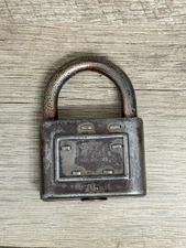 Vintage Antique Old Yale Junior Padlock Lock No Key