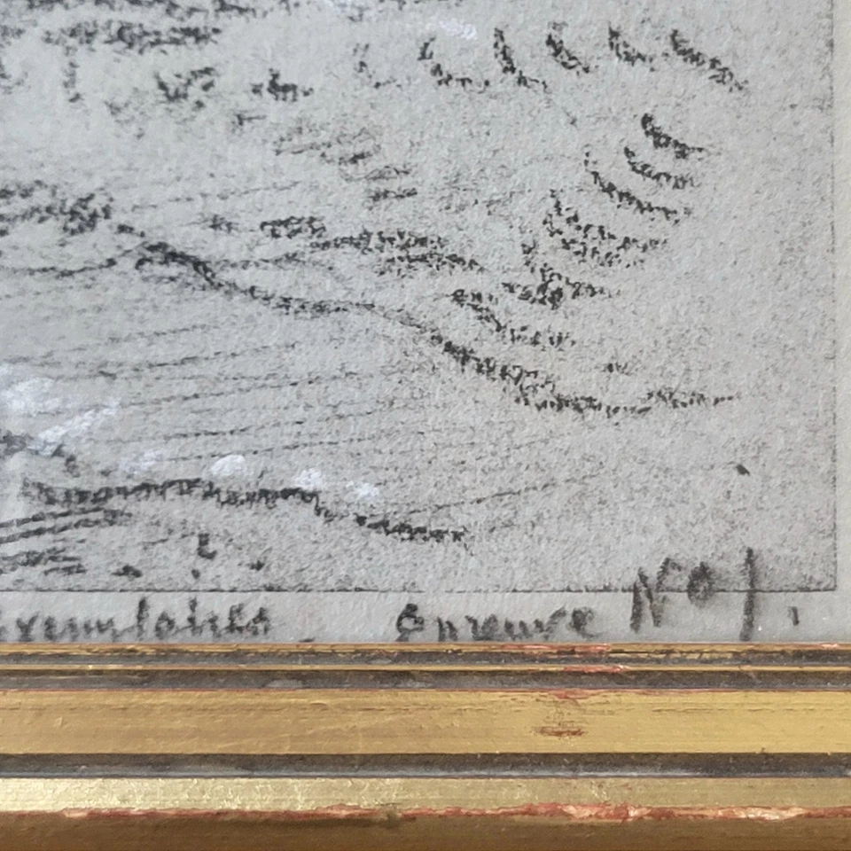 Louis Baudit Lesconil Bretagne 1935 Lithographie N° 1/12 Encadrée 51cm - Photo 4/4