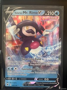 mr rime pokemon card value Galarian Mr Rime V 049 189