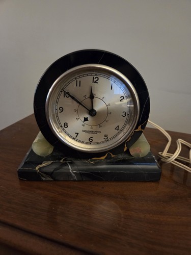 Synchronous Motor Clocks Vintage Hamilton Sangamo synchronous motor clock Style S-402 - Needs ...