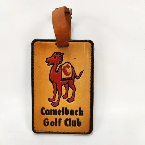 VINTAGE GOLF COURSE BAG TAG - CAMELBACK INN & COUN