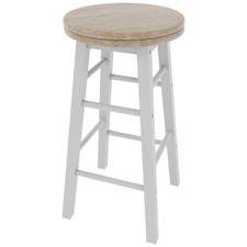 Wooden Bar Stool Solid Wood Seat Kitchen Pub Dining Furniture