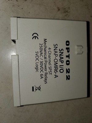 Opto 22 SNAP I/O, Snap- Omr6-a 4-Channel Spst, Mechanical Power Relays  