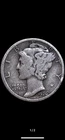 Mercury Dime 1926 VG Silver