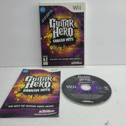Guitar Hero: Smash Hits (Nintendo Wii, 2009) Complete CIB
