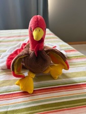 Ty Beanie Baby Gobbles the Turkey DOB November 27, 1996