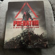Predator 3-Movie Collection Blu-Ray  DVD Limited Edition Steelbook NEW Sealed