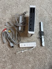 Nintendo Wii System Tested RVL-001 With Cords, Remote  Nun Chuck Tested Works