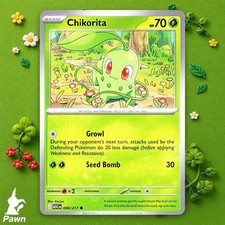 Chikorita 8/217 Eroi Ascesi Pokemon TCG Card Erba Singola Trading Card
