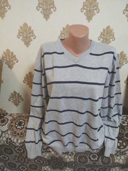 Men Daniel Hechter Sweater Grey 44 / XXL / 52