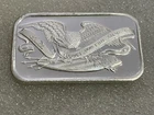 1 Troy Oz SilverTowne Silver Bar - Retro Bald Eagle Design - .999 Fine