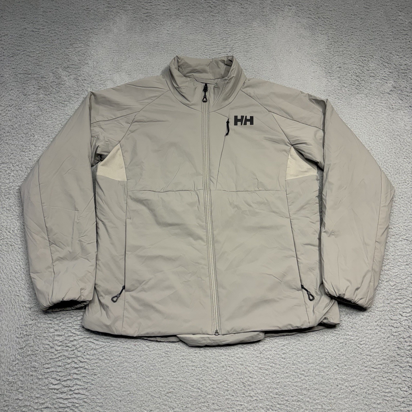 Helly Hansen ODIN Insulator 2.0 Jacket Mens Size XL Grey Full Zip Coat Primaloft
