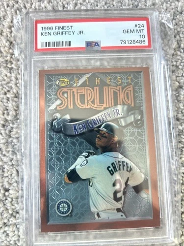 1996 Finest KEN GRIFFEY JR.  #24 PSA 10 - Pop 21 HOF Seattle Mariners