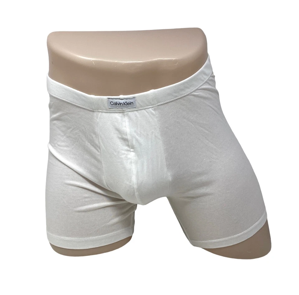 Calvin Klein pacote com 3 cuecas boxer masculinas puro algodão elástico azul NB3263903 - Imagem 4 de 4