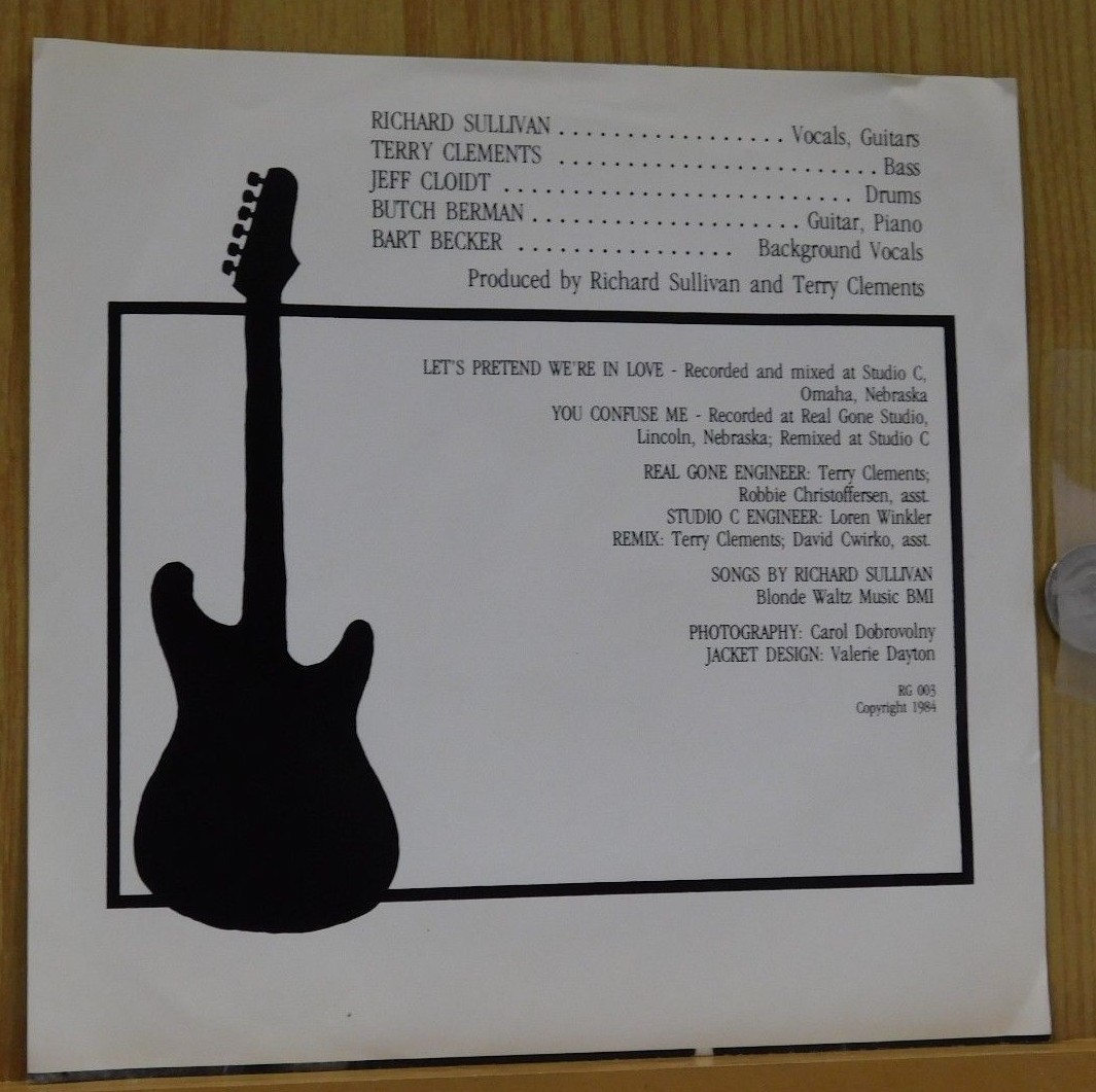 Richard Sullivan 45 wbwslick Lets Pretend We're In Love- Real Gone