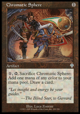 Chromatic Sphere X (4) Invasion MTG Excellent/Near Mint (RG) 4RCards