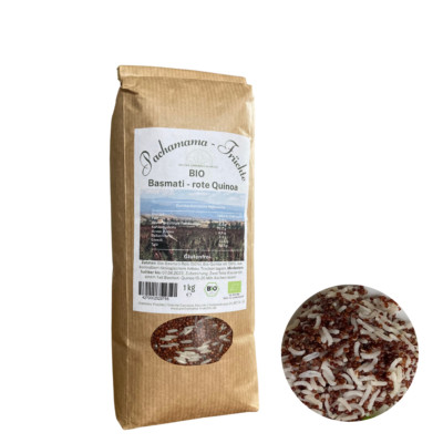 3 kg Quinoa Rot + Basmati Reis | BIO Qualität | Glutenfrei | Plastikfrei