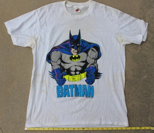 Vintage Rare Batman Comic Relief White 