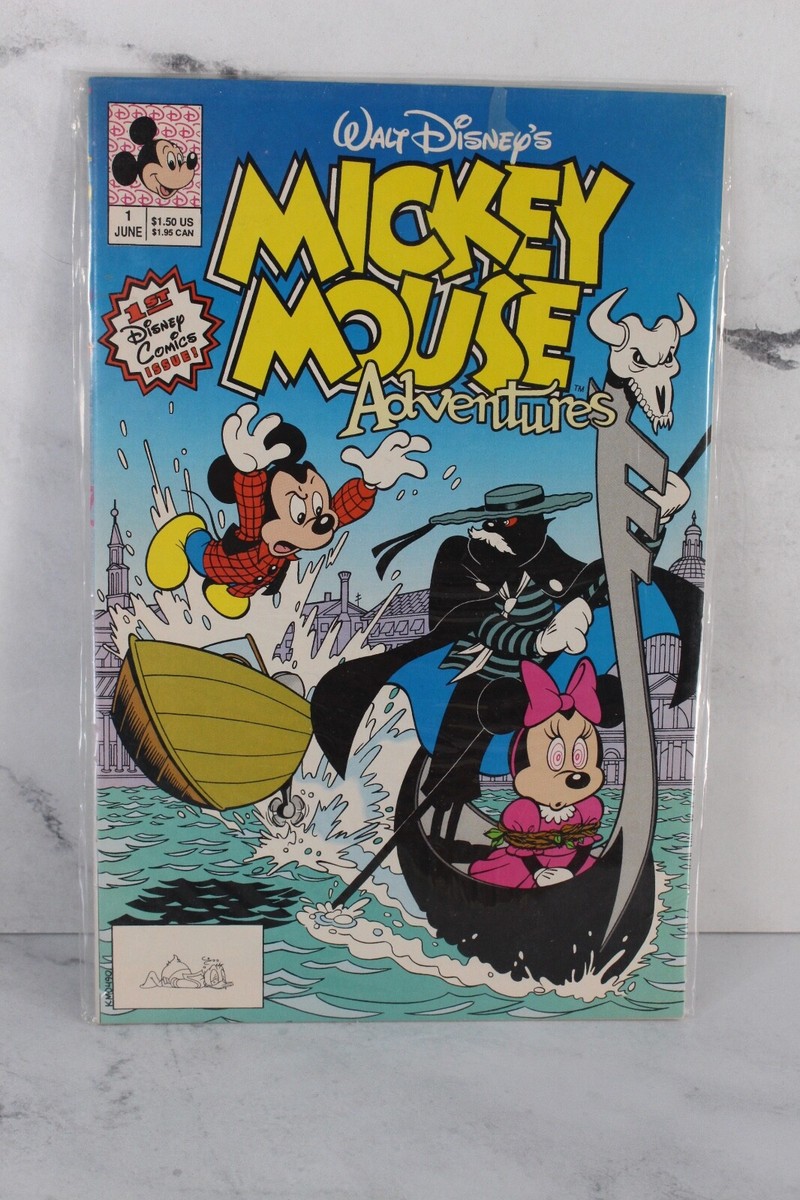 Disney's Mickey Mouse Adventures #1 Comic Book 1990 June - Walt