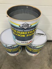 HARD WEARING DARK GREY FLOOR PAINT-GARAGE-FACTORYS WAREHOUSE 10 LITRE DRUM