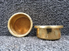 Charles A. Starr Co Inc Square Lip Style A Gold Painted Cup Holder (Set of 2)