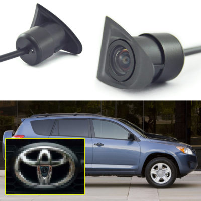 Car Front View Camera Logo Embedded 170° Full HD CCD for Toyota RAV4 2007-2012