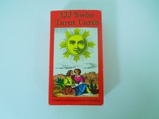 Vintage Retro Deck of 1JJ Swiss Tarot Cards ~ 1984